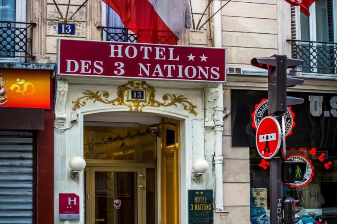 Hotel Des 3 Nations Paris Exteriör bild