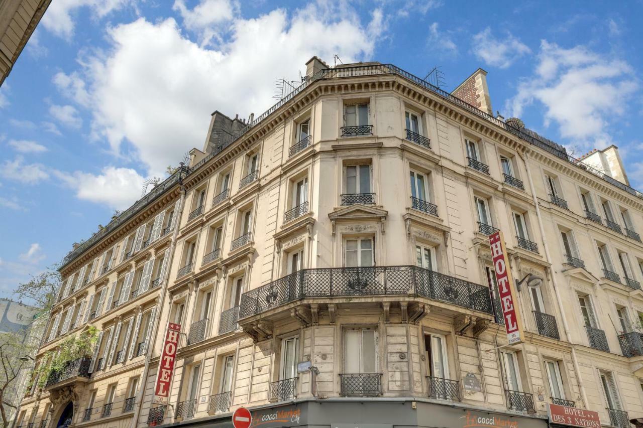 Hotel Des 3 Nations Paris Exteriör bild