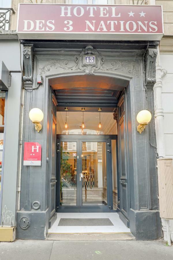 Hotel Des 3 Nations Paris Exteriör bild